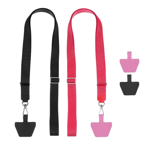 PATIKIL Smart Phone Lanyard, 2Pcs Adjustable Crossbody Cell Phone Neck
