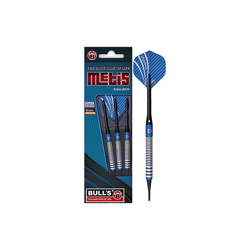 Bull´s Metis soft darts 18 grams 55,2 mm blue