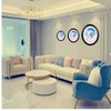 kfeity Oval picture frame Wooden Display Frame Classic Wooden Wall