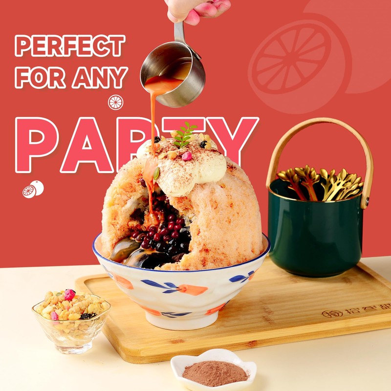 Shaved Ice Machine - Snow Cone Machine Equipped With Stainless