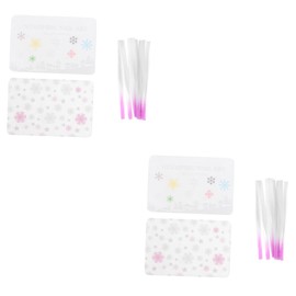 Healvian 400pcs Non-woven Nail Fiber Extension Quick Lengthening Tool with Scraper of Premium Fiberglass for Manicure Art Easy Application Lasts Days