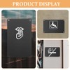 10Pcs Black Anodized Aluminum Engraving Blanks Name Signs for Diy