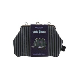 Profusion Cosmetics Gothic Beauty Cosmetic Bag and Lip Balm Set, Features a Moisturizer Infused with Hydration and An Organizer for Makeup Accessories