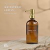 MaisoNovo Soap Dispenser 1-Piece Set | 16.9oz Amber Bottles with