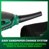 Metabo HPT 5-Inch Random Orbit Finishing Sander, Variable Speed, Palm-Style
