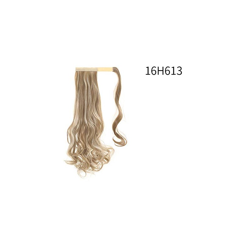 Coleta Postiza Ondulada SARLA 22" Cola de Caballo Resistente al