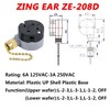 Ceiling Fan Switch Zing Ear ZE-208D 3 Speed Control 5-8