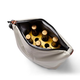 Bellroy Lite Cooler Caddy (10 Litre Insulated Soft Cooler Bag with Waterproof Lining, Built-in Bottle Opener, Folds Flat After Empty) - Ash