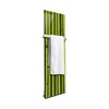 Heat Storm Straight Bamboo 16x48 Glass Print Towel Warmer