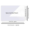Hartwii Name Card/ID Card Size 66x98mm Cold Self Seal Self