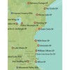 Minnesota State Parks Checklist Map 11x14 Print (Green & Aqua)
