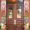 Happy Easter Decorations Easter Bunny Font Porch Weclome Sign Easter