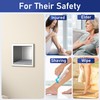 Bernkot Shower Niche, 304 Stainless Steel Stool for Bathroom, Recessed