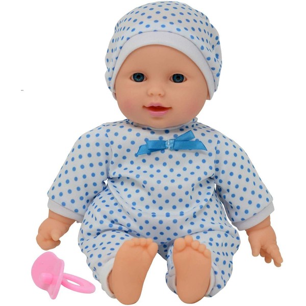11 inch Soft Body Boy Baby Doll in Gift Box - Doll Pacifier Included -Toy Dolls for Boys and Toddlers