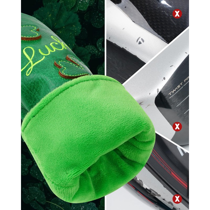 Golf Club Head covers Fairway Wood FW3 with Interchangeable Number