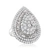 Ross-Simons 4.00 ct. t.w. Round and Baguette CZ Ring in