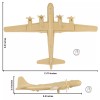 BMC Toys TimMee Processed Plastic WW2 B-29 Superfortress Tan Bomber