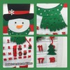 Christmas Fabric Advent Calendar 2024, Xmas Fillable Felt Advent Calendar