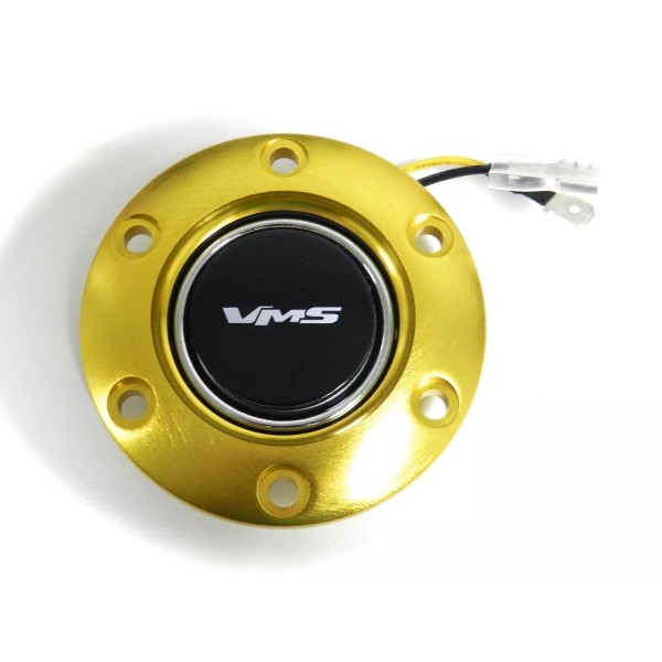 Unbranded VMS RACING GOLD STEERING WHEEL RING & HORN BUTTON