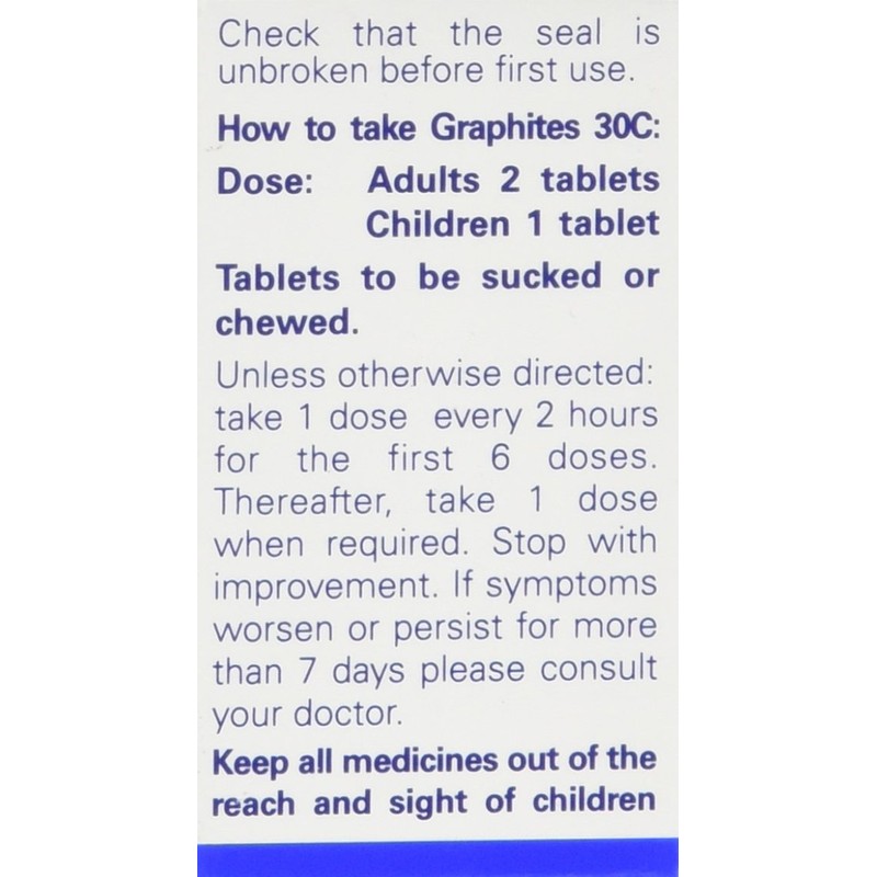 Weleda Graphites 30C, Pack of 125 Tablets