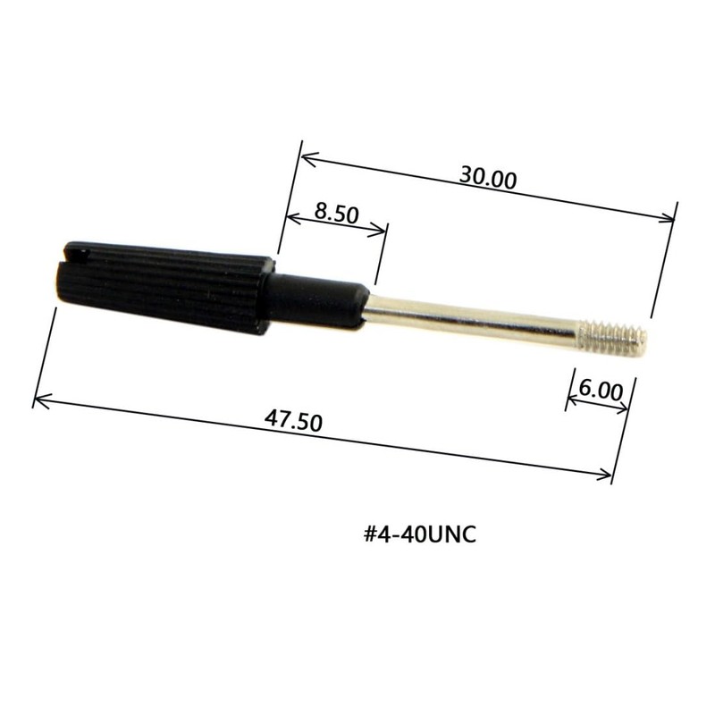 chenyang 30 Pack #4-40 UNC 47.5mm Length Stainless Steel Overmold