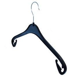 Hagspiel Plastic Hangers Pack of 20 Plastic Hangers 38 cm Black