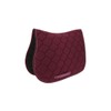 RIDING-WORLD "Rope" Saddle Cloth, Warmblood Bordeaux Red