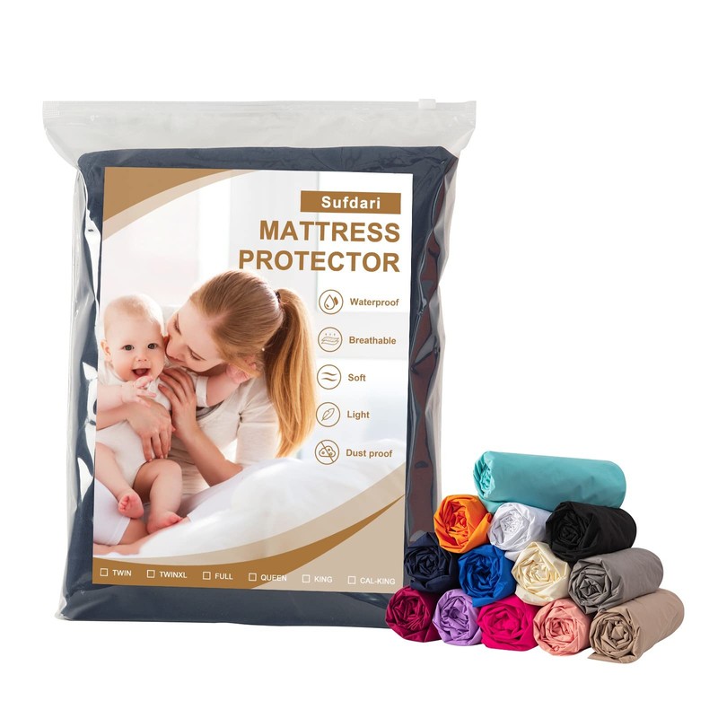 Sufdari Waterproof Sheet Single with Elastic Rubber Bands, Waterproof, Mattress