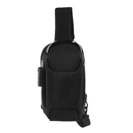 Sling Backpack USB Prevents Theft Waterproof Chest Shoulder Bags for Cycling Walking Hiking Outdoor Sport Travel Black
