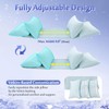 Mybow Beauty Pillow for Sleeping on Back, Anti Wrinkle Aging