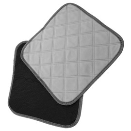 BESPORTBLE 2pcs Washable Hamster Cage Liners Soft Absorbent Pet Training Mats Reusable Guinea Pig Pee Pads Grey S for Animals