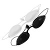 Baluue 2pcs Tanning Bed Goggles Protection Mask for Hair Removal