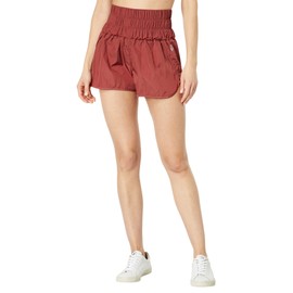 Free People FP Movement Women's The Way Home Shorts Red Rendezvous/Red MD (Women's 8-10) One Size