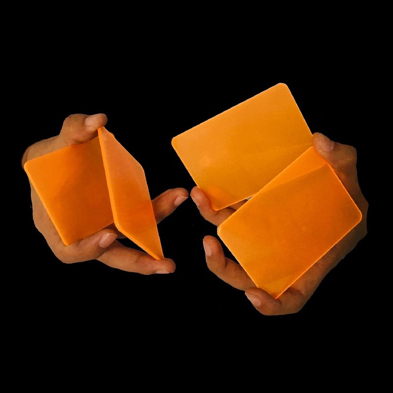 AIMOFAMAG Cardistry Training Blocks for Cardistry Beginner(Orange)