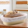 6pcs White Linen Liner Cloth Cover Fit 8" 9" 10"