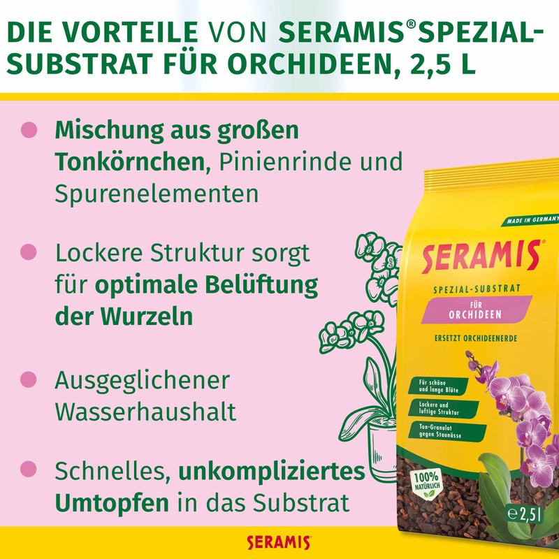 Seramis clay Granulated for orchids, special substrate