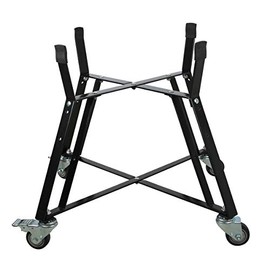 Dracarys Rolling Cart for XLarge Big Green Egg Accessories, Powder Coated Steel Outdoor Cart with 3-Inch Locking Casters, Easy to Assemble