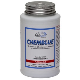 CHEMBLUE 16460 Universal Chemical Tire Repair Self Vulcanizing Cement for CHEMBLUE Repair Units, Dual Cure Patches, Patch Plugs or Bullseye Repair Units, (8 oz)