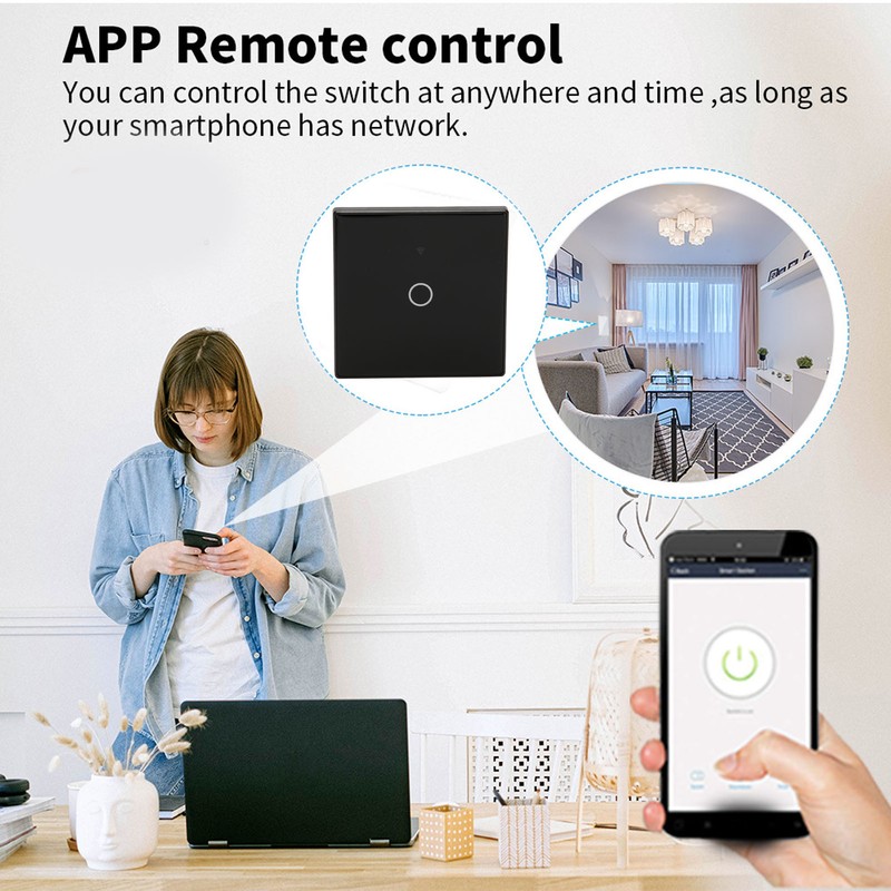 WiFi Smart Light Switch Wireless Smart Light Switch with Intelligence