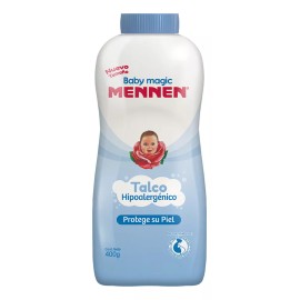 Mennen Talco Para Bebé Azul Hipoalergénico Baby Magic Mennen 400g