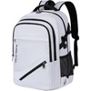 FENGDONG Laptop Backpack with USB Charging and Headphone fits 17.3