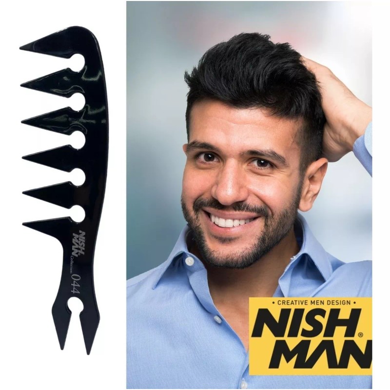 Nishman Peine Estiliza Grafila. Profesional. 044 Barberia Nishman