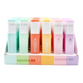 Live color 6pz Marcatextos Colores Pastel Live Color Marcadores Kit