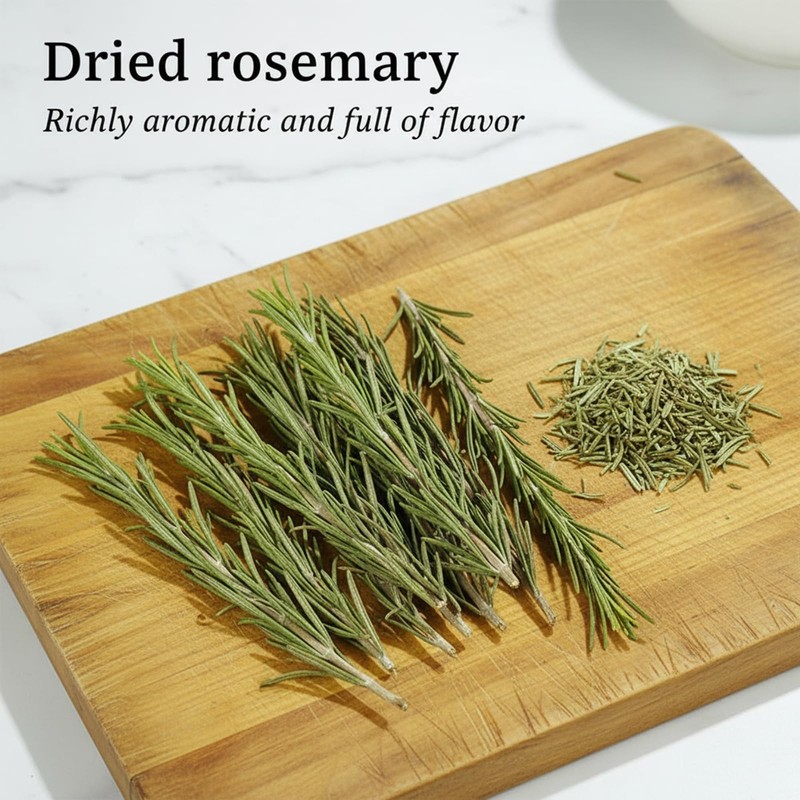 SODGHYTR Dried Whole Rosemary Sprigs,0.7oz (20g),10–15 Sprigs
