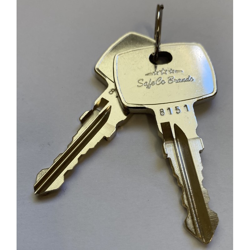 Replacement Keys for Tennant & Nobles Floor Scrubbers 2-Keys SafeCo