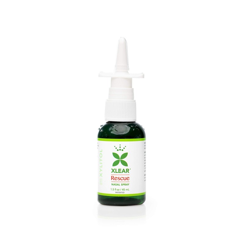 Xlear Rescue Natural Nasal Spray with Xylitol, Oregano and Tea
