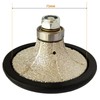 VANEPIC 1 inch B25 Diamond Demi bullnose Half Bullnose Profile