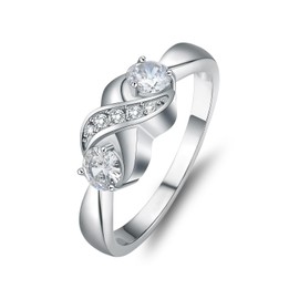 Urn Ring for Ashes for Women Mom Infinity Ring Holds Loved One Ashes Keepsake Finger Ring for Ashes Birthstone Ashes Ring