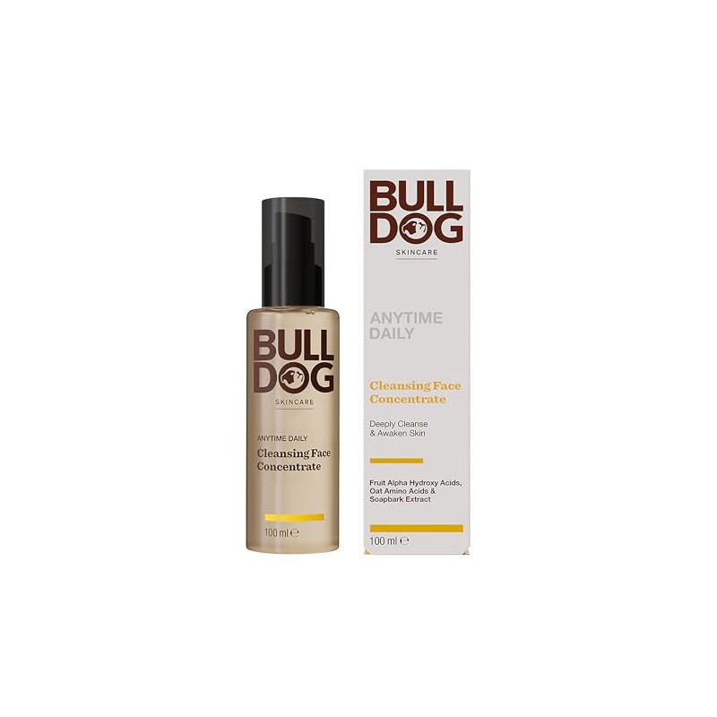 BULLDOG SKINCARE Anytime Daily Cleansing Concentrate Face Wash, 100ml