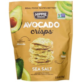 Hippie Snacks Crisps Avocado Sea Salt, 2.5 Oz